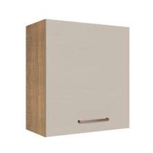 Armário de Cozinha Aéreo 60 cm 1 Porta Rustic/Crema Agata Madesa