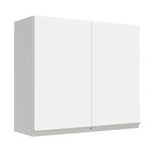 Armário de Cozinha Aéreo 70 cm 2 Portas Branco Glamy Madesa