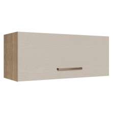 Armário de Cozinha Aéreo 80 cm 1 Porta Basculante Rustic/Crema Agata Madesa