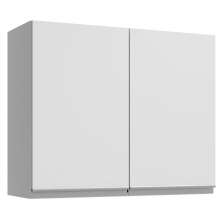 Armário de Cozinha Aéreo 80 cm 2 Portas Branco Glamy Madesa
