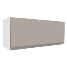 Armário de Cozinha Aéreo Madesa Glamy 1 Porta Suspensa Branco/Crema Glamy Madesa