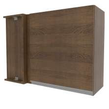 Armário de Cozinha Aéreo de Canto 1 Porta Rustic Glamy Madesa
