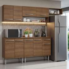 Armário de Cozinha Compacta 229cm Rustic Emilly Madesa 14