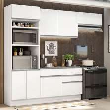 Armário de Cozinha Completa 270cm Branco Glamy Madesa 14