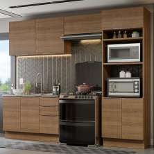 Armário de Cozinha Completa 270cm Rustic Stella Madesa 05