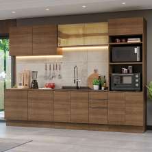 Armário de Cozinha Completa 310cm Rustic Stella Madesa 03