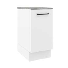 Balcão Armário de Cozinha 40 cm 1 Porta Branco Agata Madesa