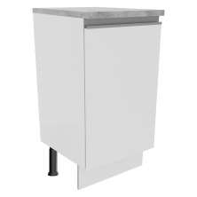 Balcão Armário de Cozinha 40 cm 1 Porta Branco Glamy Madesa