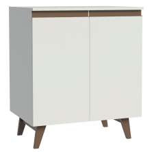 Balcão Armário de Cozinha 70 cm 2 Portas Branco Reims Madesa