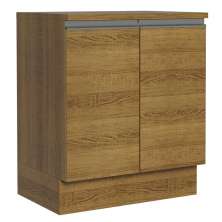 Balcão Armário de Cozinha 70 cm 2 Portas Rustic Glamy Madesa