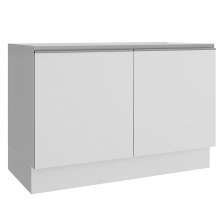 Balcão Gabinete de Pia Armário de Cozinha 120 cm 2 Portas Branco Glamy Madesa