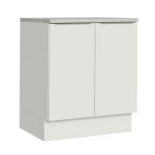 Balcão de Cozinha Madesa Stella 70 cm 2 Portas - Branco