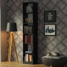 Estante Livreiro Madesa 6906 com 6 Nichos - Preto