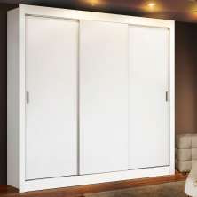 Guarda Roupa Casal Madesa Mônaco 3 Portas de Correr