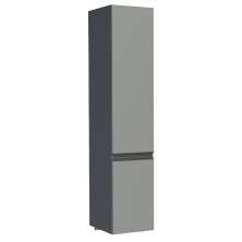 Paneleiro Armário de Cozinha 40 cm 2 Portas Suspenso Cinza Nice Madesa