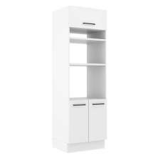 Torre Quente Armário de Cozinha 70 cm 3 Portas Branco Agata Madesa