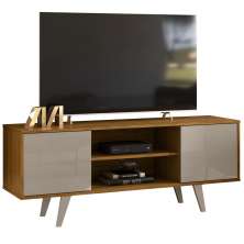 Bancada Rack TV 55 Polegadas 136cm 3951 Fenddi Naturale MDT