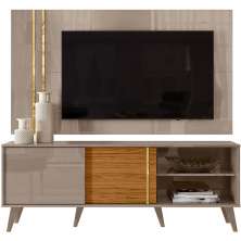 Bancada com Painel para Tv até 65 Polegadas Ares Fendi/Naturale