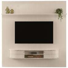 Home Suspenso para Tv 75 Polegadas 2 Portas Jaguar Calacata/Off White