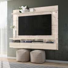Home para TVs até 60 Polegadas Suspenso Saga Calacata Off-White