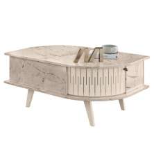 Mesa de Centro para Sala de Estar Udine Calacata Off White
