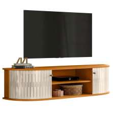Rack para TV's de 60 Polegadas Veneza Cinamomo Off White