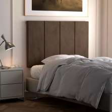 Cabeceira Painel para Cama Box Solteiro 88 Estofada Quarto Luxo Linha A Vs