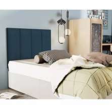 Cabeceira Painel para Cama Box Solteiro 88 Estofada Quarto Luxo Linha A Vs