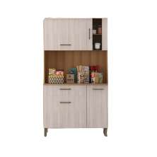 Kit Armário De Cozinha Compacta Elmo Viena Plus Com 4 Portas e 1 Gaveta Vp