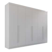 Guarda Roupa Casal 100% Mdf 6 Portas 6 Gavetas Itália - Mais Móveis  Neve
