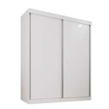 Guarda Roupa Solteiro 100% Mdf 2 Portas De Correr 3 Gavetas Portugal - Mais Moveis  Neve