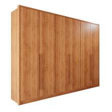 Guarda Roupas 100%  Mdf 6 Portas 5 Gavetas Moscou - Mais Móveis  Cinamomo