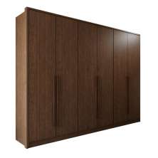 Guarda Roupas 100%  Mdf 6 Portas 5 Gavetas Moscou - Mais Móveis  New Canion