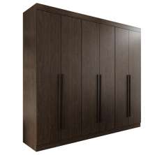 Guarda-roupa Casal 100% Mdf 6 Portas 4 Gavetas Grécia -  Mais Móveis  New Canion