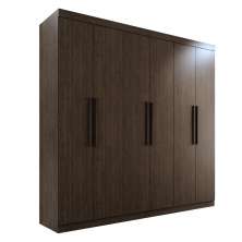 Guarda-roupa Casal 6 Portas 3 Gavetas Espanha - Mais Móveis  New Canion