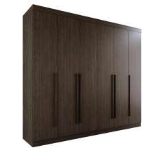 Guarda-roupa Casal 6 Portas 6 Gavetas Sparta - Mais Móveis  New Canion