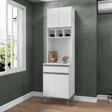 Armário de Cozinha 4 Portas Catanzaro Branco