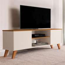 Bancada Tvs 60 Polegadas Portoferraio Off White Cedro 