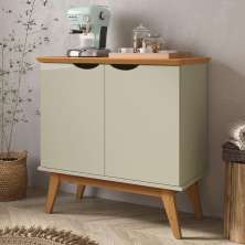 Buffet com Portas Congonhas Off White Cinamomo