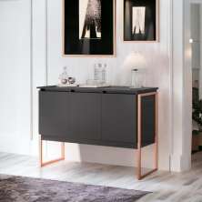 Buffet de Luxo Viareggio Preto Cobre