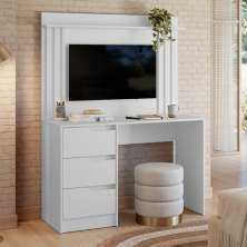 Escrivaninha Painel Florida Branco 