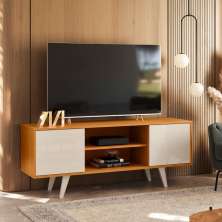 Estante 2 Portas Robert Mondavi Cinamomo Off white
