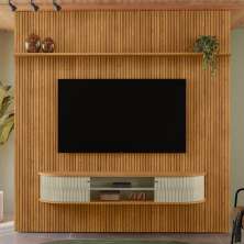 Estante Painel Para TV Emberfall Cumaru Opala