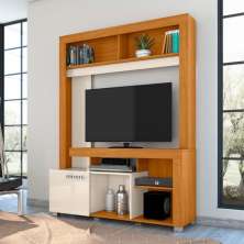 Estante Painel Para TV Whoville Cinamomo Off white