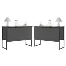 Jogo de Buffets Modernos Verona Preto Onix