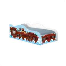 Mini Cama Infantil Kids Speciale com Colchão - navio pirata