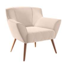 Poltrona Decorativa Balneária Linha Bege