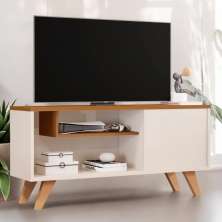 Rack TVs 60 Polegadas Newport Beach Off White Nature