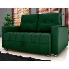 Sofá Cama para Sala de Estar Remy Veludo Maserati Verde
