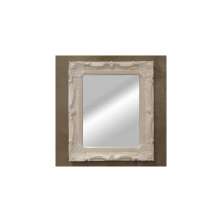Espelho Para Parede Bahamas Branco Solido 33x28 Cm
